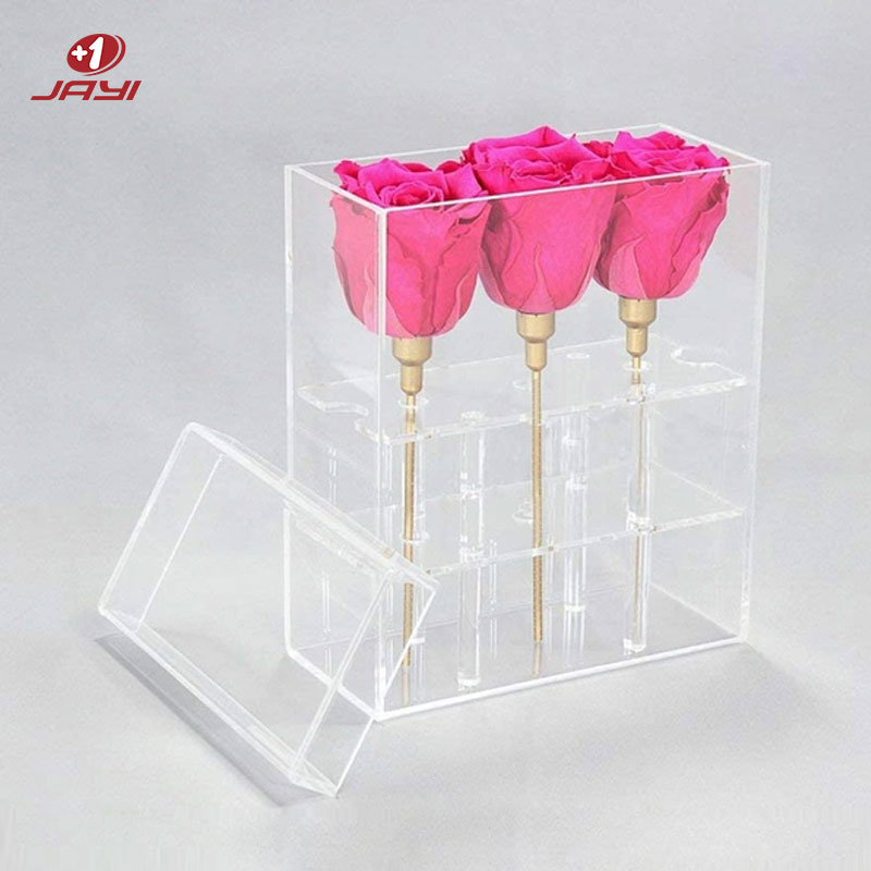 3 hole Acrylic flower box