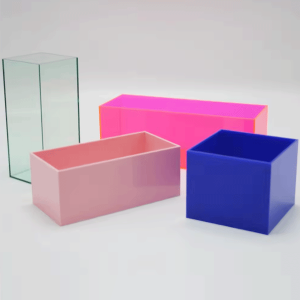 5 Sided Neon Acrylic Box