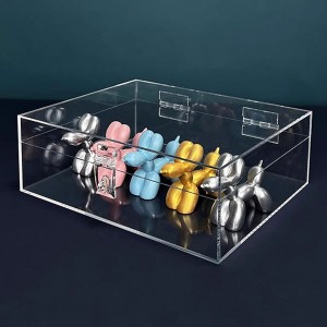 Acrylic Box with Hinged Lid and Lock