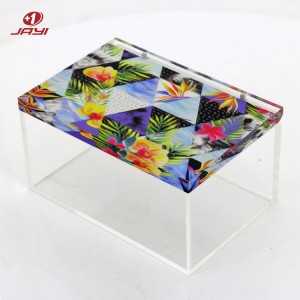 Acrylic Box with Print Lid