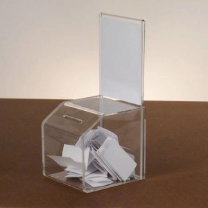 Acrylic Suggestion Box with Insert