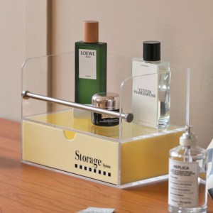 Acrylic makeup drawer organiser