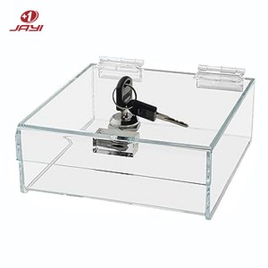 Clear Acrylic Box With Locking Lid