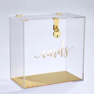 Clear Acrylic Box with Slot