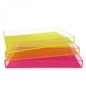 Colored Acrylic Tray