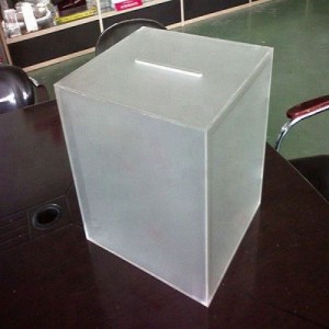 Frosted Acrylic Suggestion Box