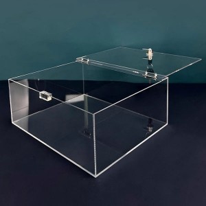 Lockable Perspex Box