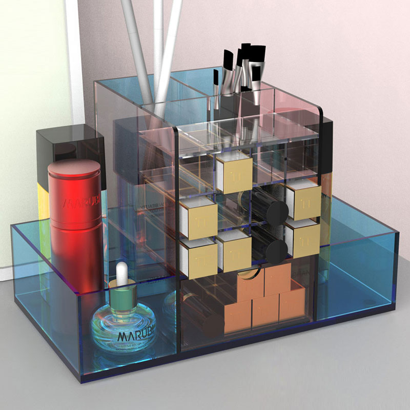 Perspex cosmetic organiser