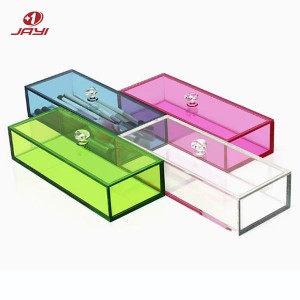 Rectangle acrylic box with lid