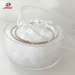 Round Acrylic Christening Box