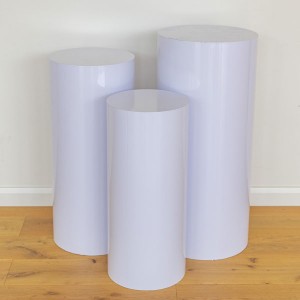 Round Acrylic Plinths Display Stand