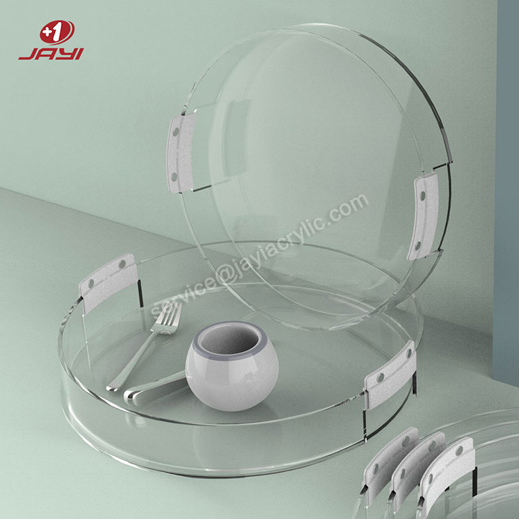 Round Acrylic Tray