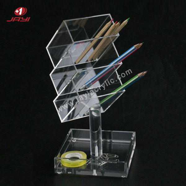 Slanted Acrylic Pen Holder - Jayi  Acrylic