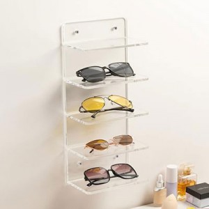 Wall Mounted Acrylic Sunglasses Display Stand