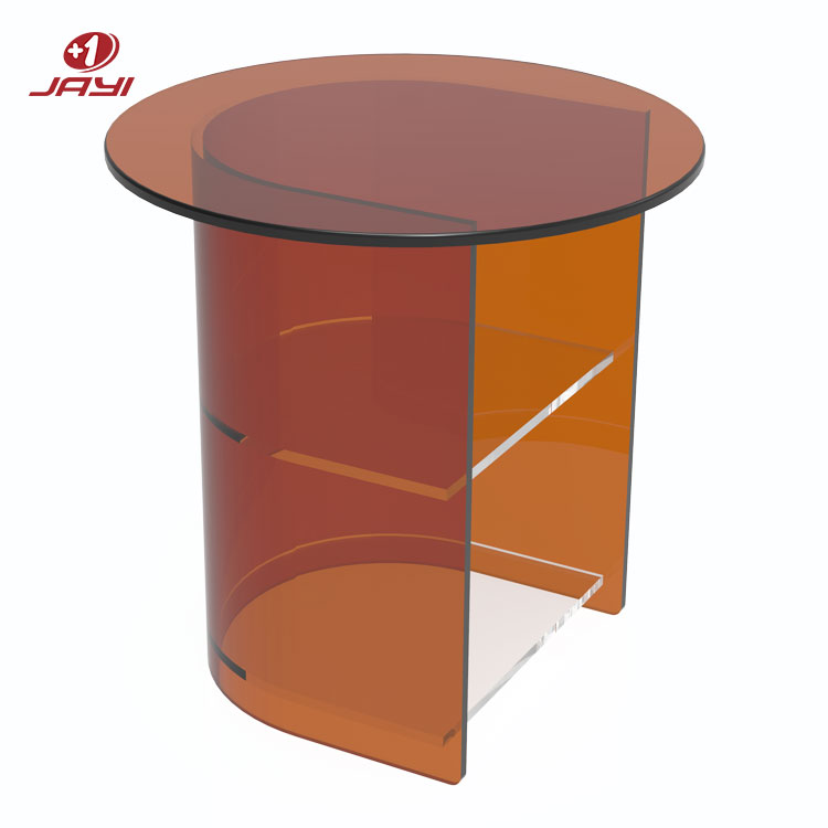 acrylic end table